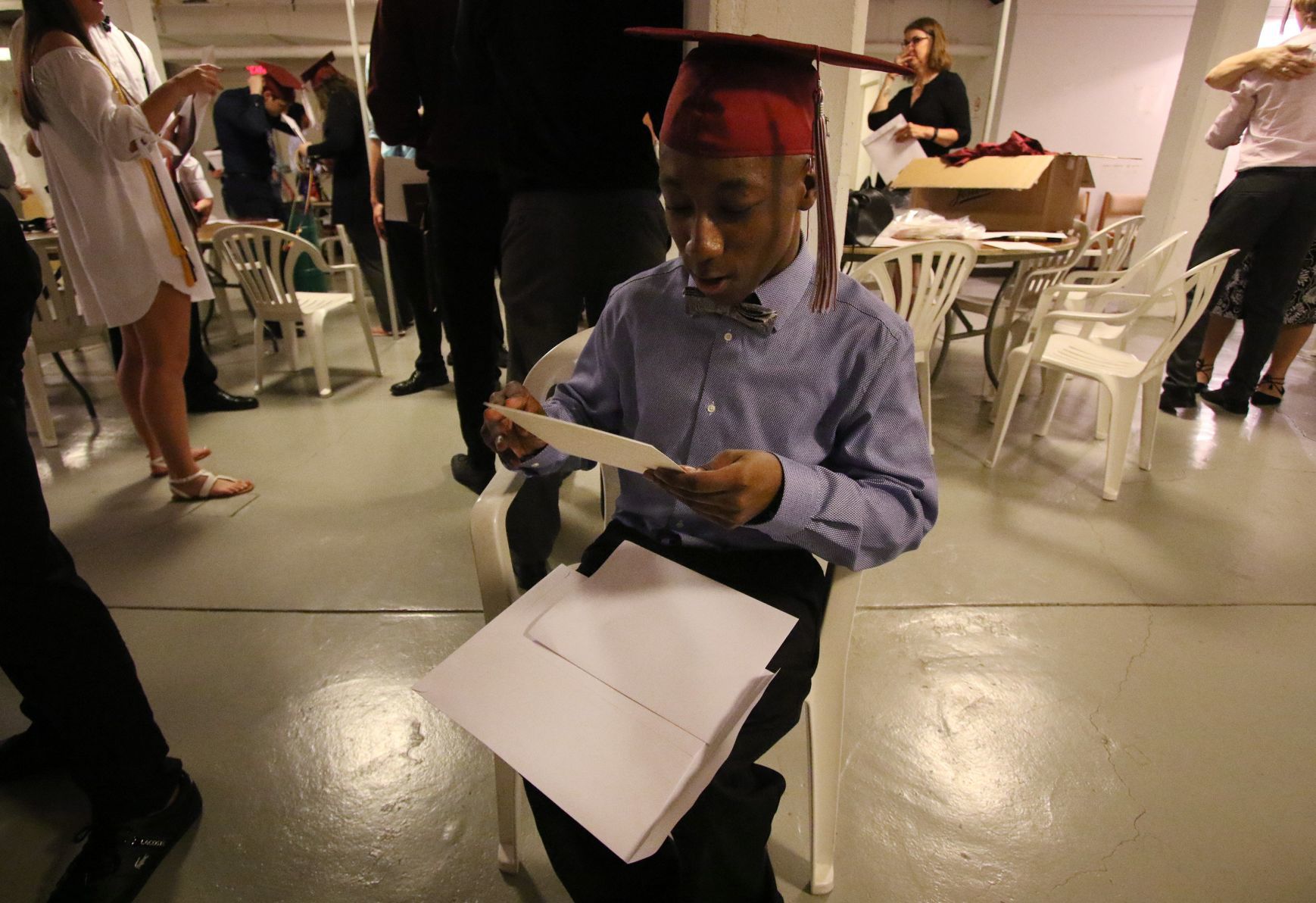 Brandon Gardner graduates from Trinity Catholic